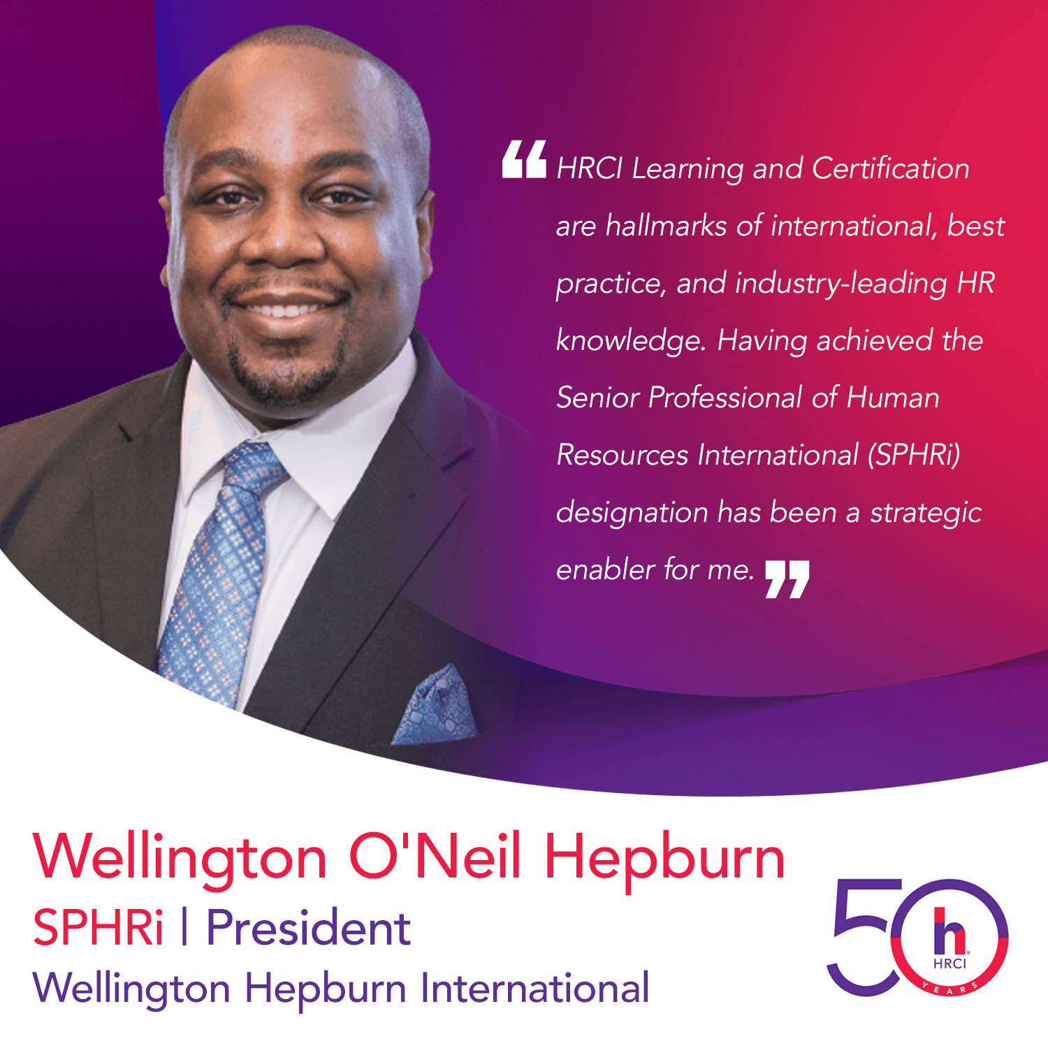 Wellington Testimonial